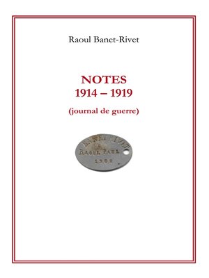 cover image of Notes 1914-1919